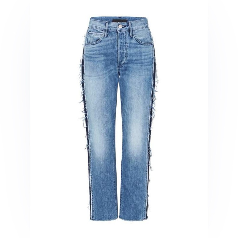 PISTOLA Blue Frayed Women's Jeans